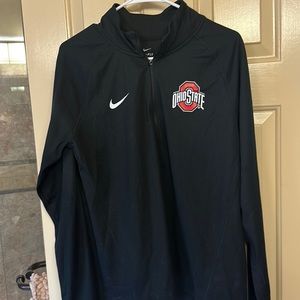 Nike Dri-Fit 3/4 zip Womens pullover Ohio State